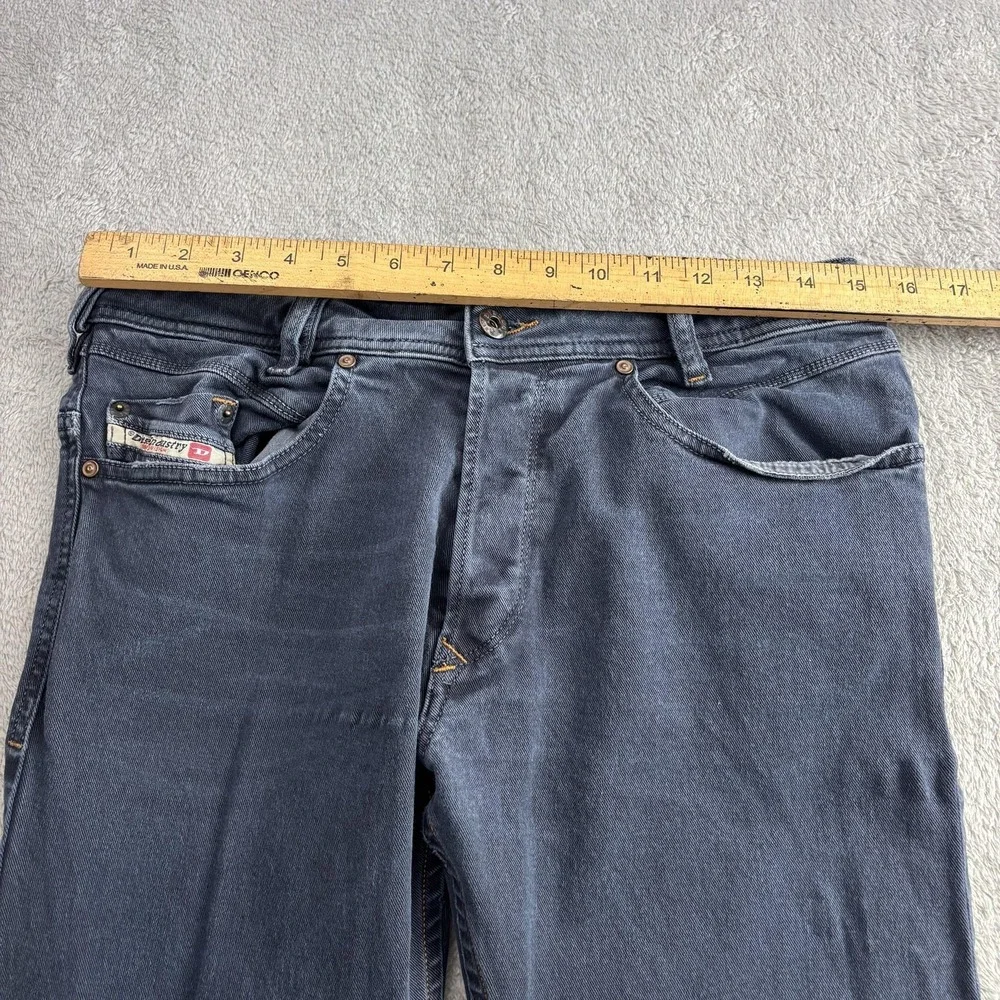 Diesel IAKOP Jeans Mens 30x32 Blue Regular Slim Tapered Stretch‎ Grunge